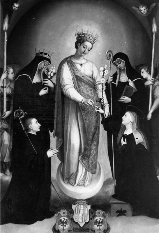 Madonna Immacolata con Santa Chelidonia e santi benedettini